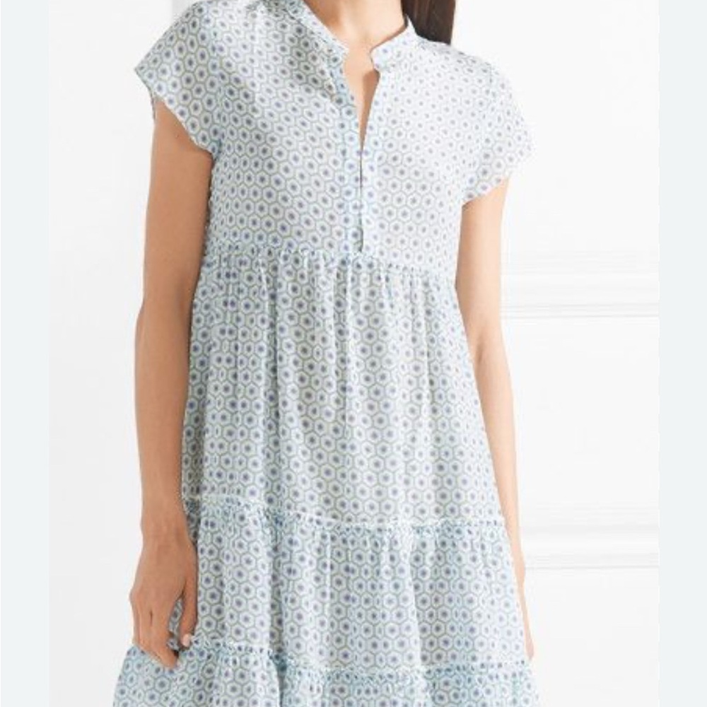 Paloma blue White and Blue Patterned Women's Dress